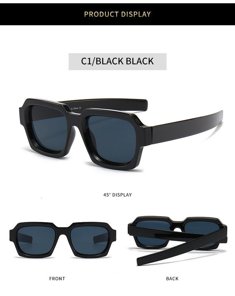 Fashion Modern Catwalk Plain Sunglasses