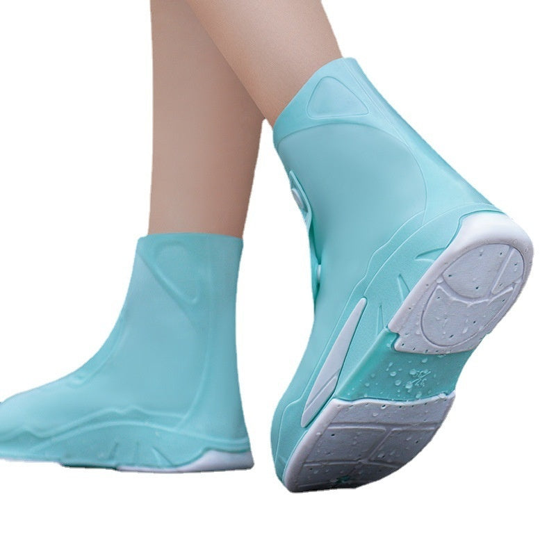 Non-slip Wear-resistant Shoes Bottom Rainy Silicone Rainproof Children's Rain Boots