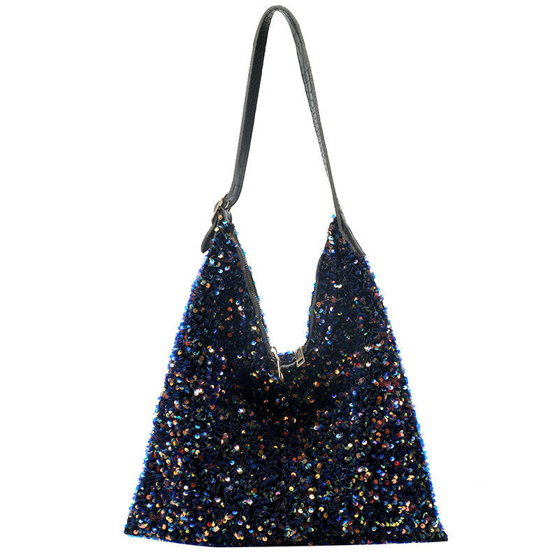 Fashion Popular Sequined Shoulder Bag Net Celebrity All-match Handbag