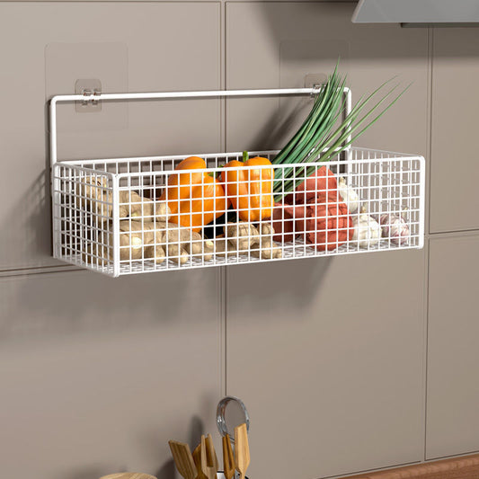 Non Perforated Wall Kitchen Basket Shelf