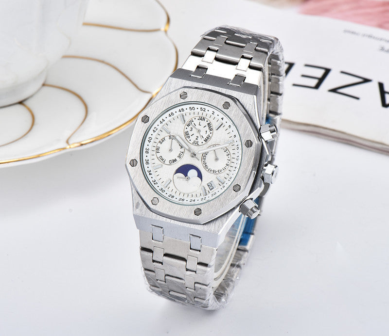 Men's Fashion Seven-pin Work Quartz Watch