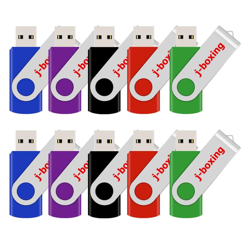 Colorful USB Flash Drives 10 pcs Set