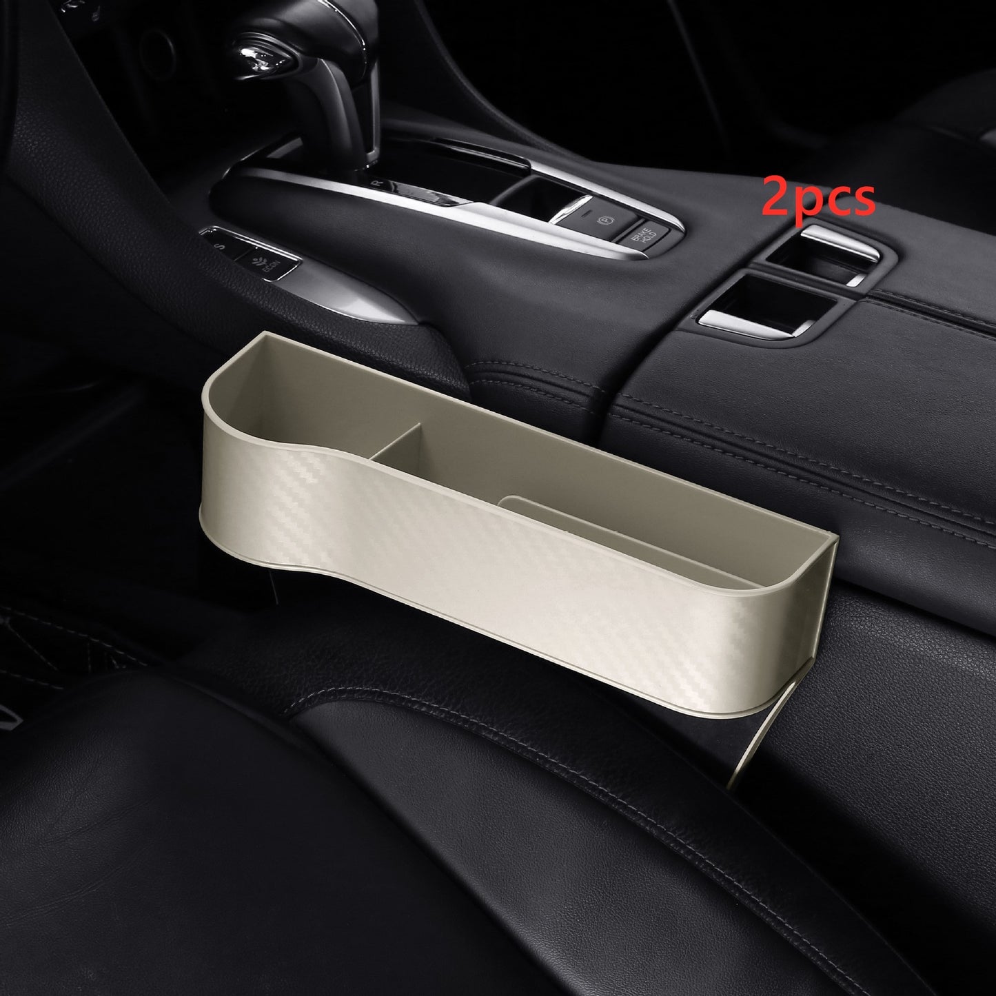 Car Organizer Seat Gap Storage Box PU Case Pocket Car Seat Side Slit For Wallet Phone Coins Cigarette Keys Cards Auto Universal