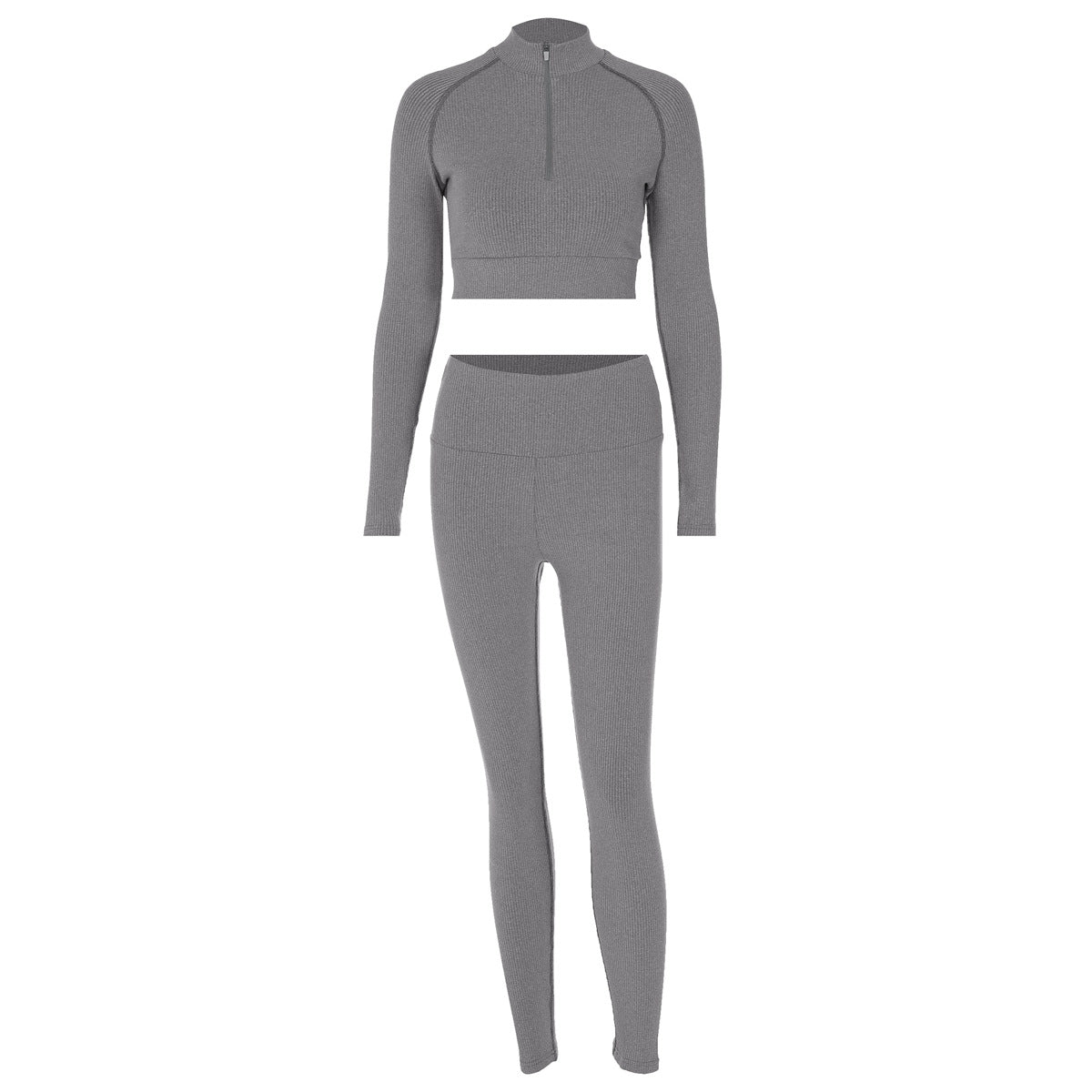 Zipper Slim Fit Hip-lifting Trousers Suit Women