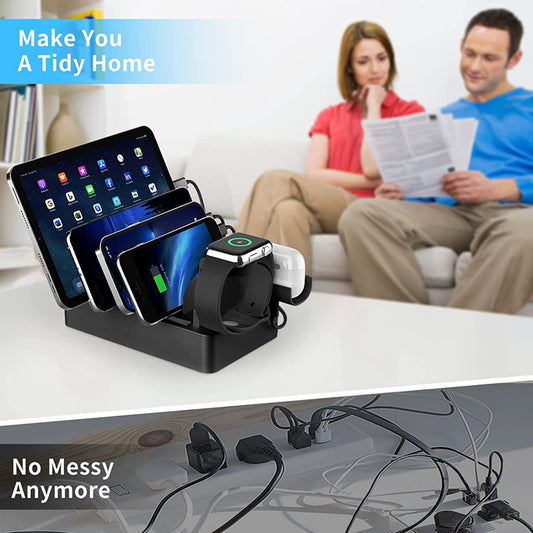 Boîte de charge multi-USB de bureau Charger de charge rapide