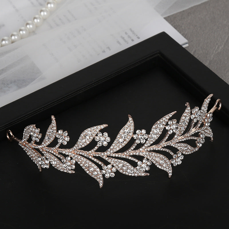 Alloy Paved White Rhinestone Bridal Wedding Accessories