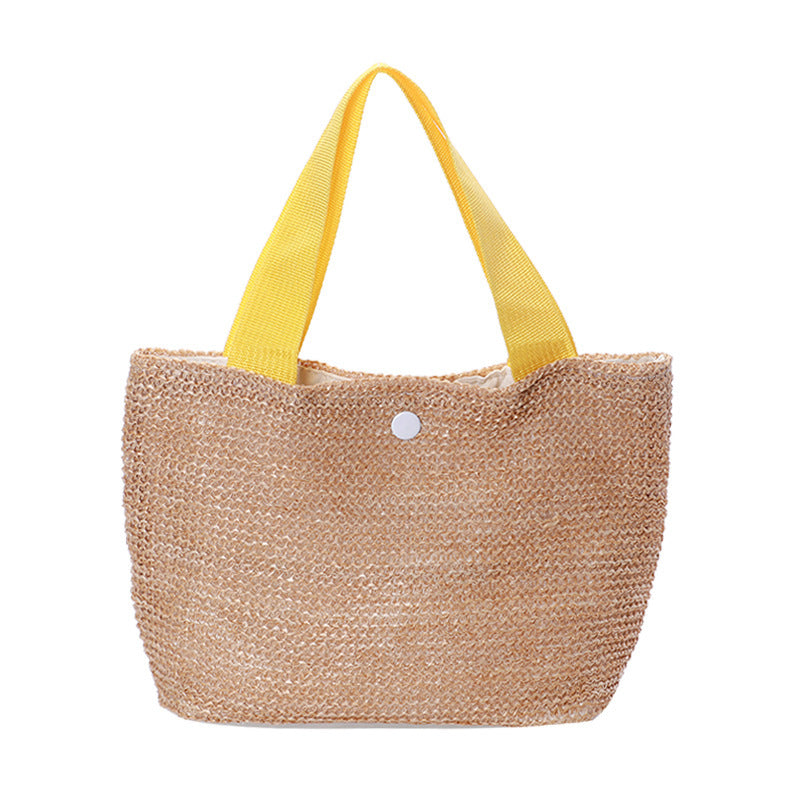 New Handbag Seaside Beach Vacation Leisure Woven Beach  Large Capacity Straw Bag