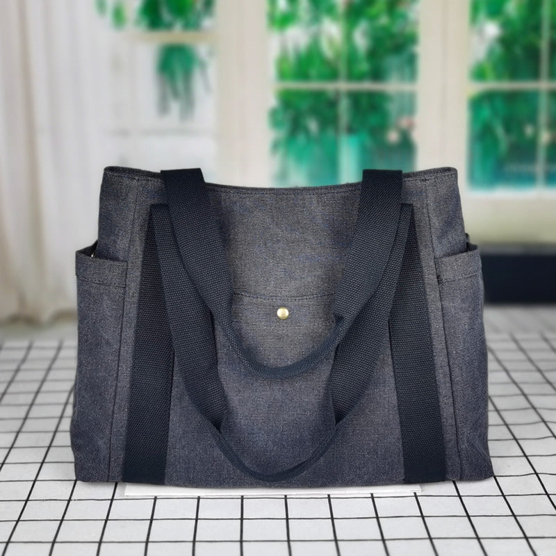 Borsa tote in tela di grande capacità