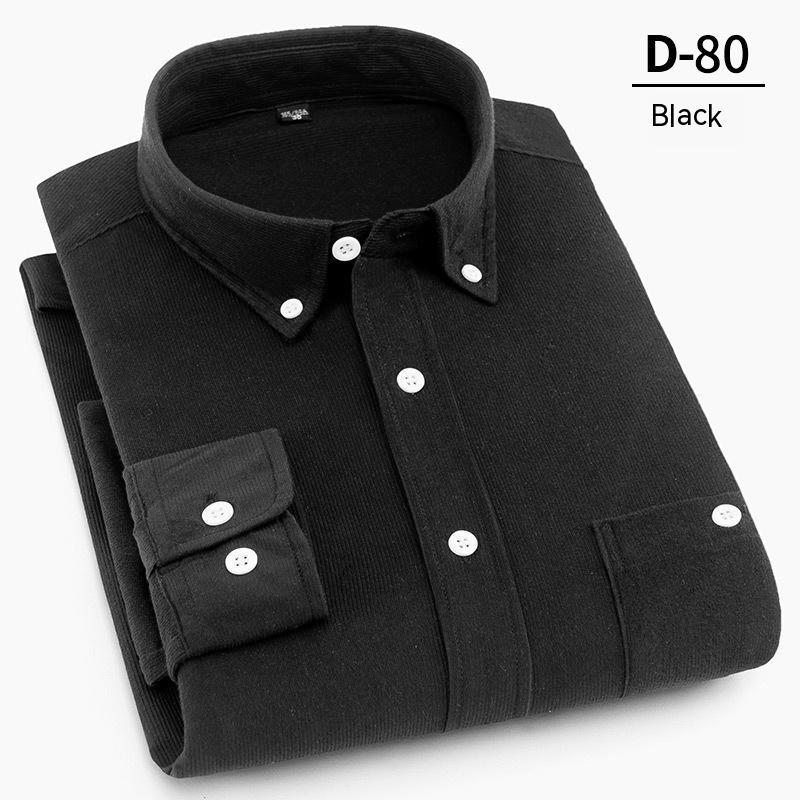 Men's Fashion Solid Color Corduroy Shirt