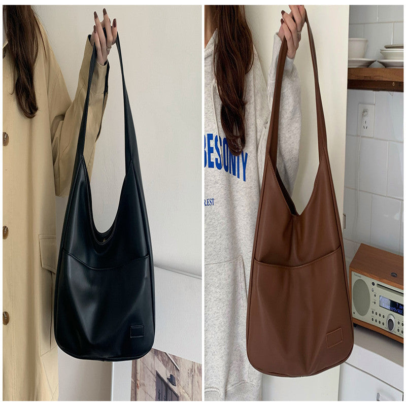 Mode -Tasche große Kapazität Casual Umhängetasche Frauen Pendeln Handtaschen College Student