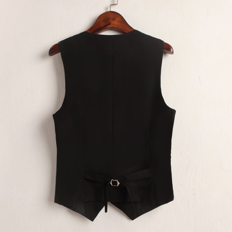 Men's And Women's Fashion Simple Sleeveless Vest Jacket