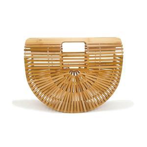 Bamboo Woven Bag Rattan Creative Beach Handbag Women