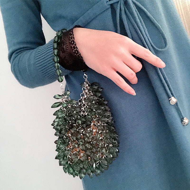 Women's Fashion Retro Handmade Beaded Bag