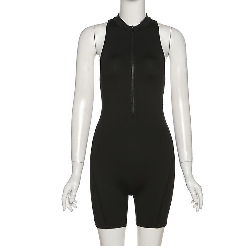 High Waist Tight Hip Wrap Sports Bodysuit