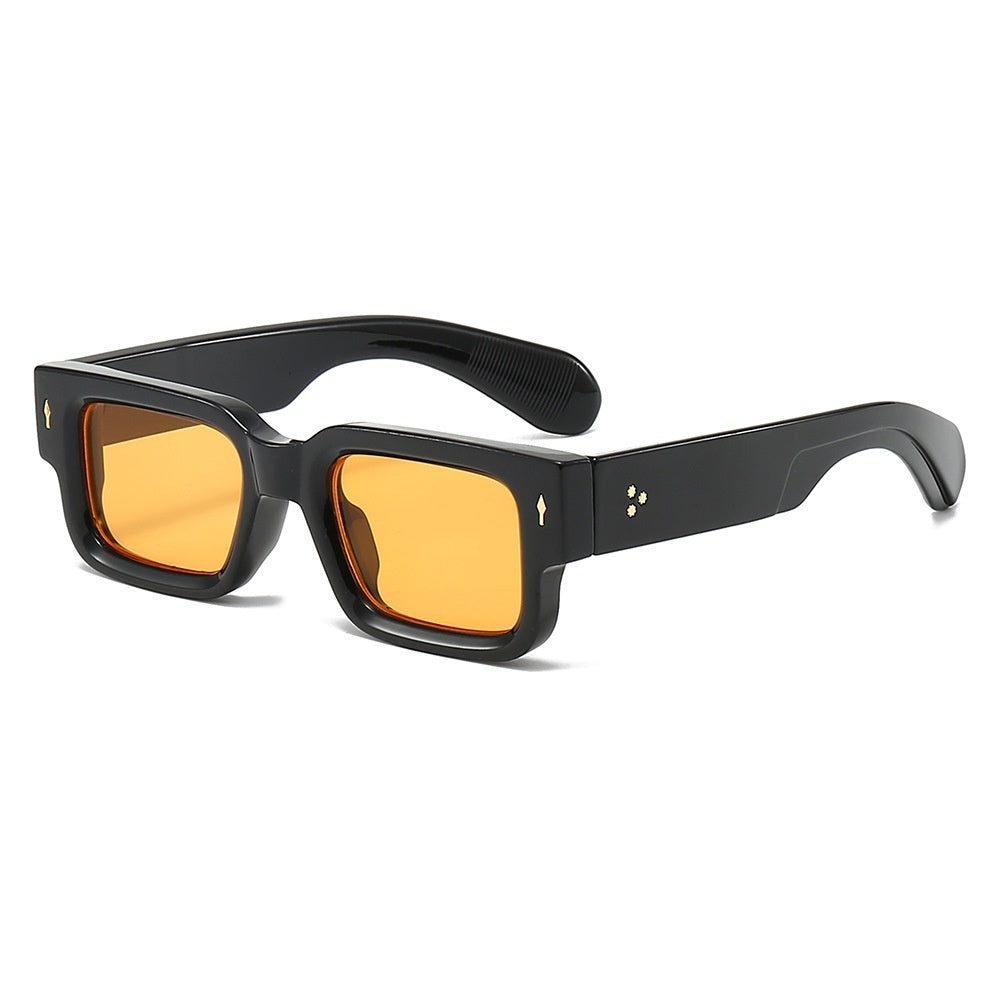 Personality Rivets Thick Frame PC Sunglasses