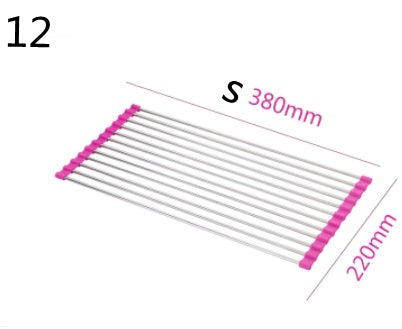 Klappende Küchenabflussspüle Rack Edelstahl