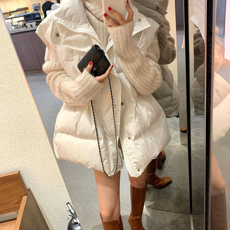 Fashion Solid Color Autumn And Winter Loose Vest Coat Sweater Suit Women