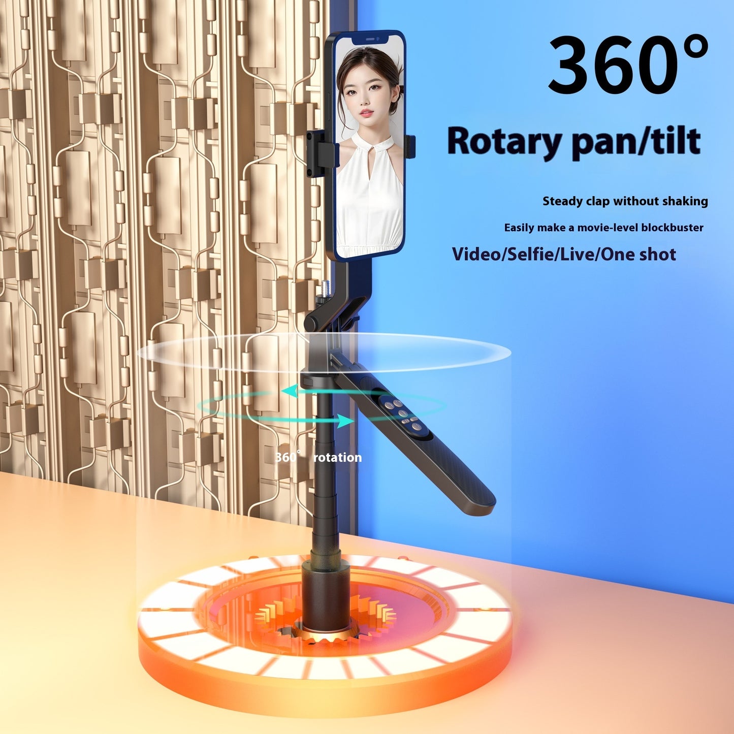 Floor Stand Handheld Selfie Stick