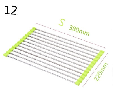 Klappende Küchenabflussspüle Rack Edelstahl