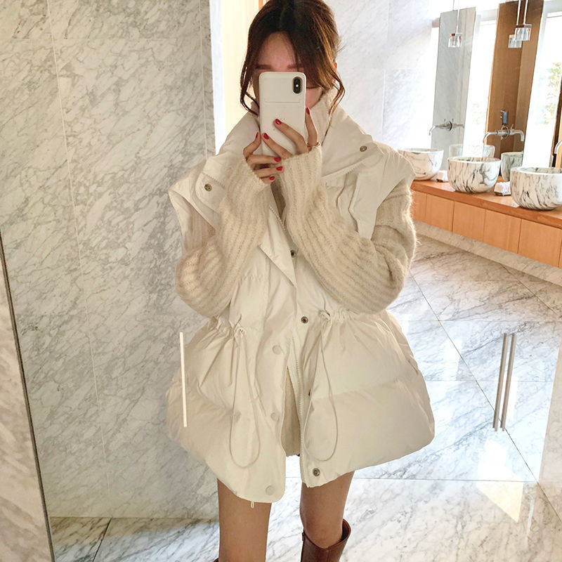 Fashion Solid Color Autumn And Winter Loose Vest Coat Sweater Suit Women