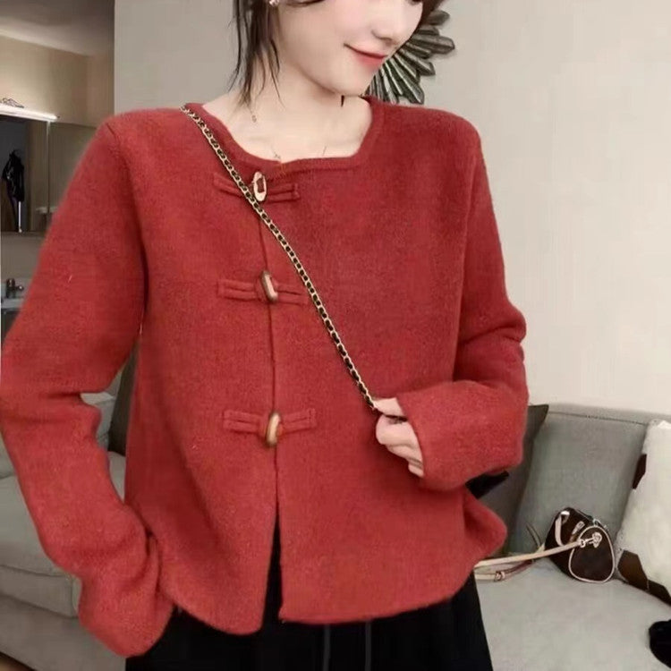 Ethnic Style Inner Wear Sweater Cardigan Top