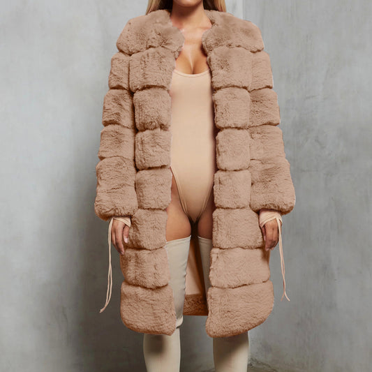 Foreign Trade New Imitation Fur Coat Cotton Coat