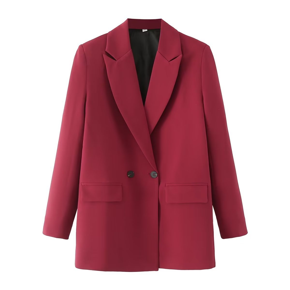 Women's Multicolor Double Breasted Suit Coat Suit