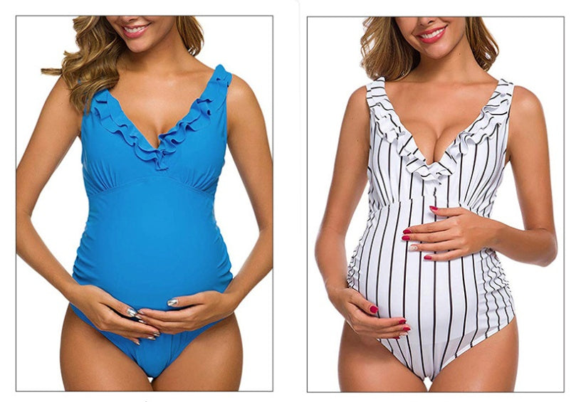 Pregnant women one-piece bikini