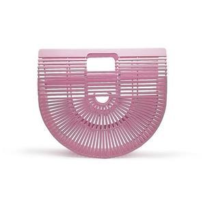 Bamboo Woven Bag Rattan Creative Beach Handbag Women