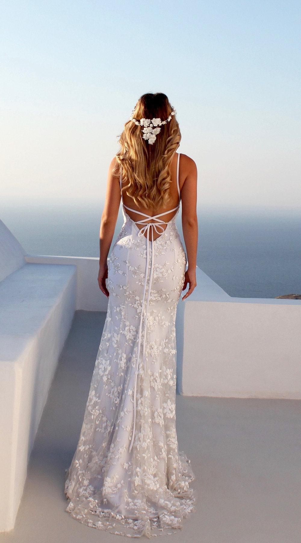 Sexy Lace Bridal Dress Women Wedding