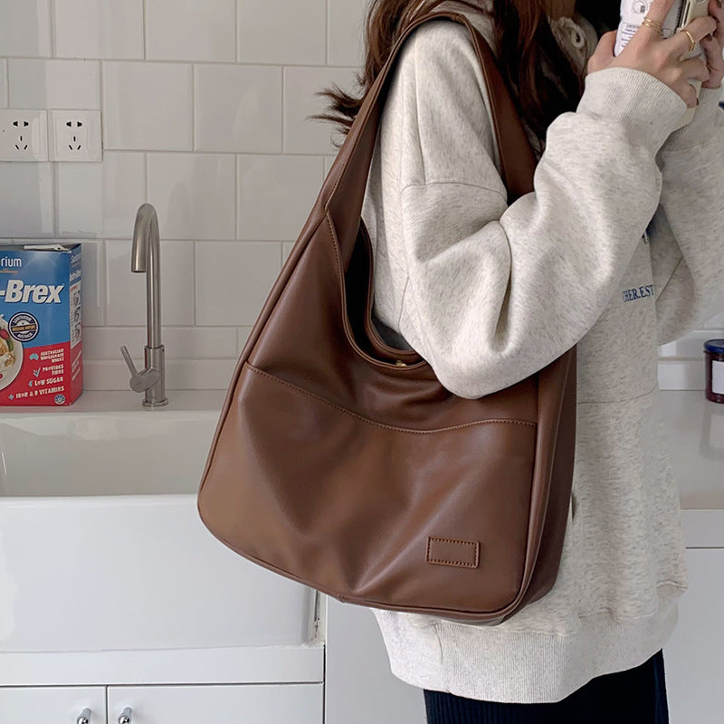 Mode -Tasche große Kapazität Casual Umhängetasche Frauen Pendeln Handtaschen College Student