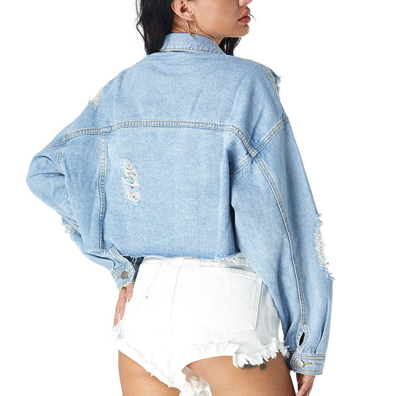 Denim Jacket Women European And American Foreign Trade