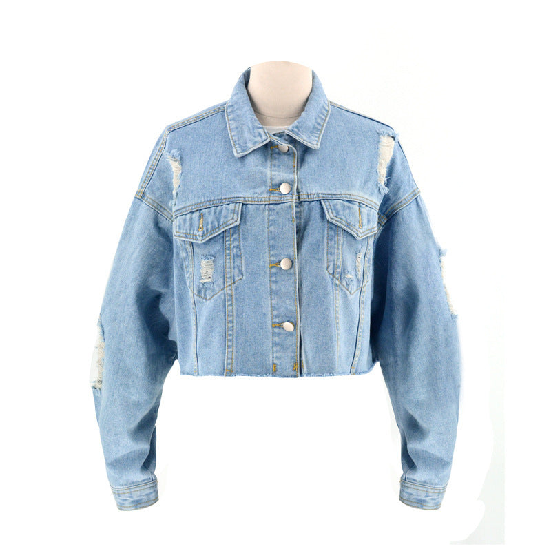 Denim Jacket Women European And American Foreign Trade