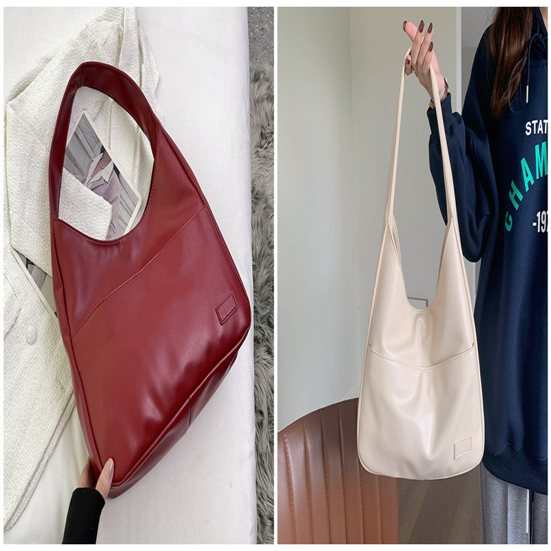 Mode -Tasche große Kapazität Casual Umhängetasche Frauen Pendeln Handtaschen College Student