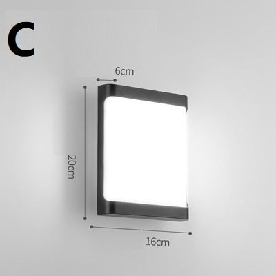 Applique da parete per esterni Illuminazione da parete per esterni impermeabile