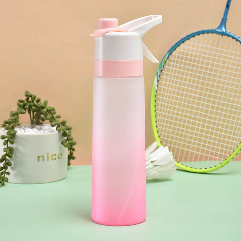 Bottiglia d'acqua spray per ragazze Sport all'aria aperta Fitness Tazza d'acqua Grande capacità Bottiglia spray Bicchieri Bottiglie da viaggio Gadget da cucina