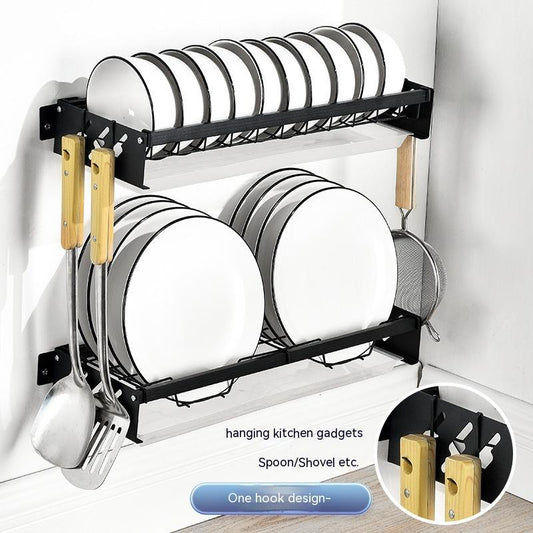 Punch-free Kitchen Wall-mounted Dish Rack