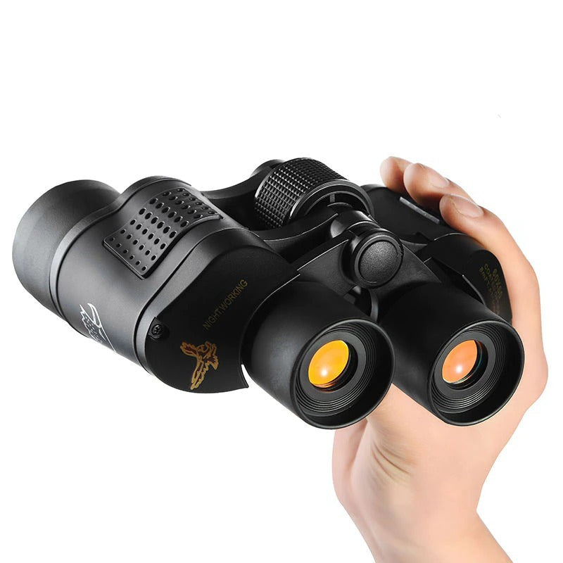 Télescope 60x60 Binoculaires puissantes HD Bragnification élevée pour la chasse extérieure Scopes optiques Lll Vision nocturne Zoom fixe