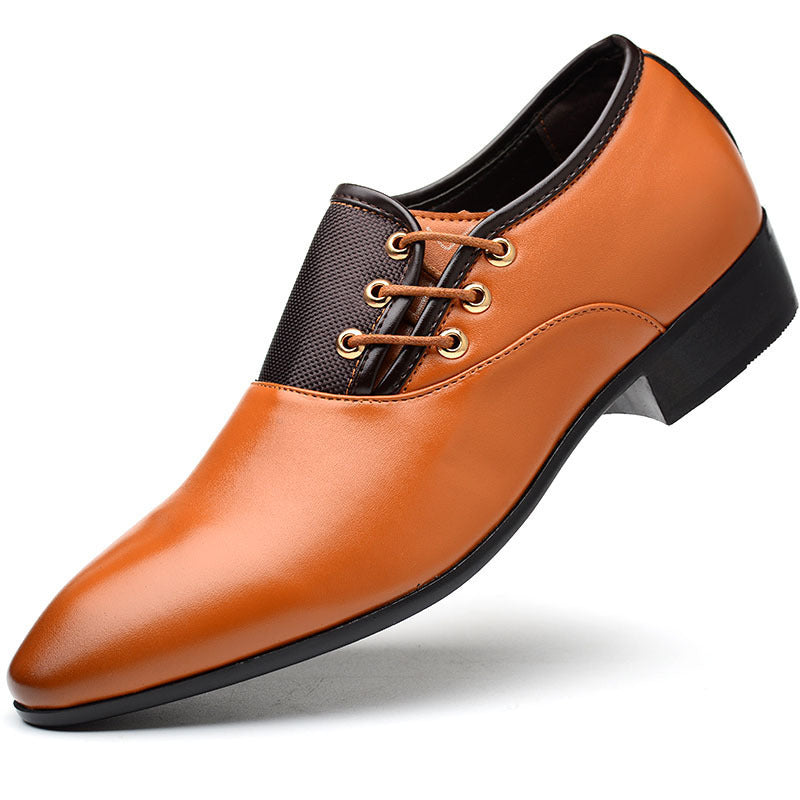 spring men's leather shoes business dress men's shoes leather shoes single shoes Amazon AliExpress foreign trade original