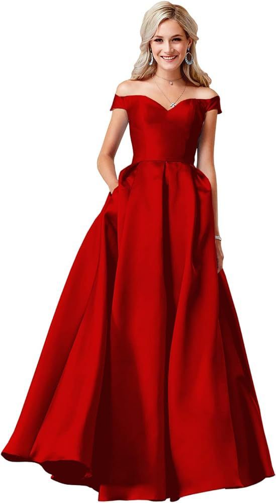 Off-the-shoulder Ball Gown Long