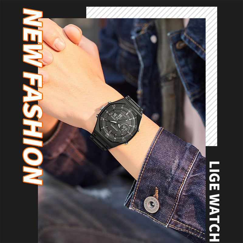 Sports Watch Male Student Fashion Large Dial Trend