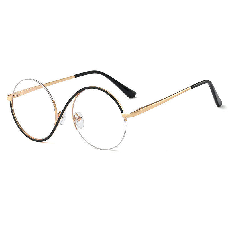 Metal Half Frame Optical Anti Blue Glasses