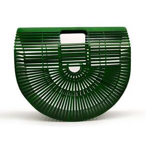 Bamboo Woven Bag Rattan Creative Beach Handbag Women