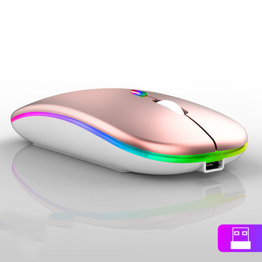 Mouse wireless con ricarica a doppia modalità