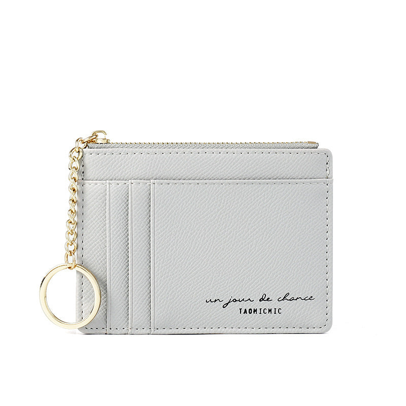 Korean Mini Keychain Small Wallet With Multiple Card Slots