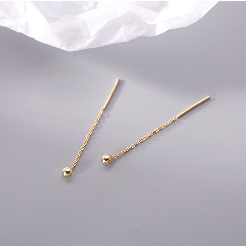 Thin Thin  Temperament Fashion Simple Earrings Women