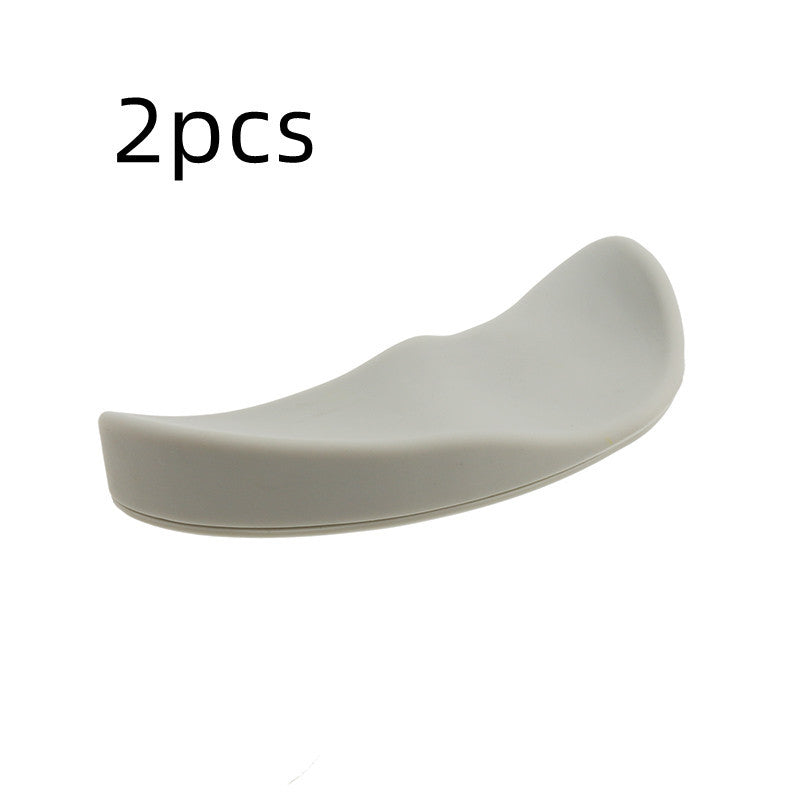 Poggiapolsi ergonomico per mouse Tappetini per mouse in gel di silicone antiscivolo Supporto per poggiapolsi aerodinamico Tappetino per mouse per computer per ufficio Accessori per PC da gioco