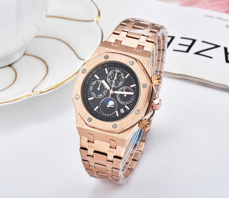 Men's Fashion Seven-pin Work Quartz Watch