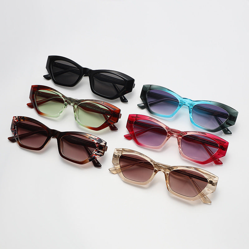 Polygonal Cat's Eye Core Insert TR Sunglasses