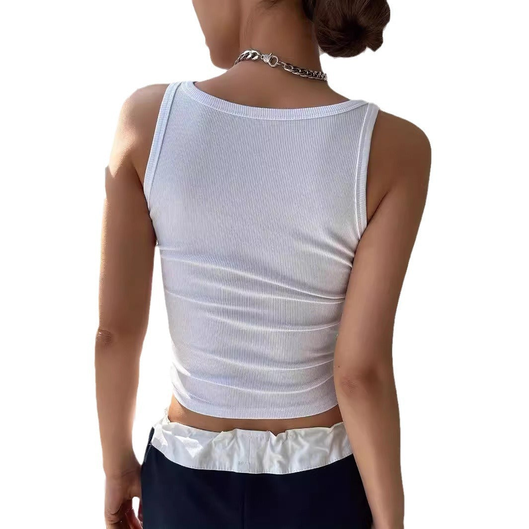 Vest Sling Basic Sleeveless Top For Women